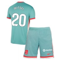 Camisa de Futebol Atletico Madrid Axel Witsel #20 Equipamento Secundário Infantil 2024-25 Manga Curta (+ Calças curtas)